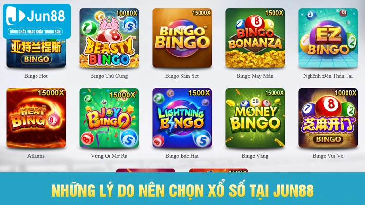 Những lý do nên chơi xổ số Jun88