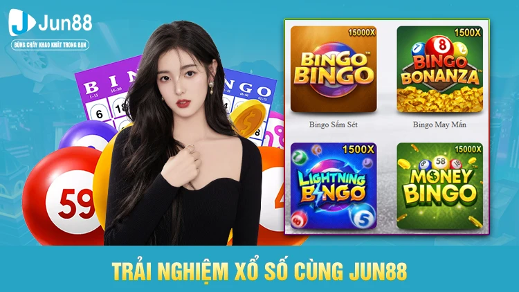 Trải nghiệm xổ số cùng Jun88